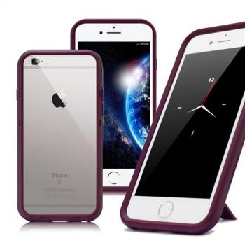 Thunder X iPhone SE3/ SE2/ iPhone 8 / iPhone 7 / 6s 防摔邊框手機殼-紫