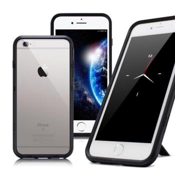 Thunder X iPhone SE3/ SE2/ iPhone 8 / iPhone 7 / 6s 防摔邊框手機殼-黑