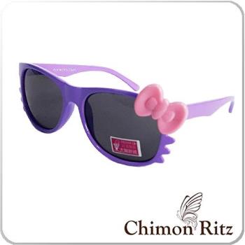 【Chimon Ritz】帥氣貓兒童太陽眼鏡/墨鏡-紫