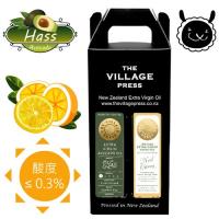 壽滿趣- 紐西蘭廚神系列 頂級冷壓初榨黃金酪梨油/地中海柑橘風味橄欖油(250ml兩瓶禮盒裝)