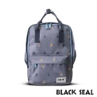 BLACK SEAL 聯名8848系列-多隔層休閒小方型後背包-深藍 BS83008