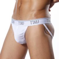 TIKU 梯酷 ~ 極度性感棉質三角男內褲 -白 (WQ1651)