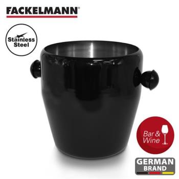 【德國Fackelmann】黑金系列不鏽鋼香檳冰桶-質感黑