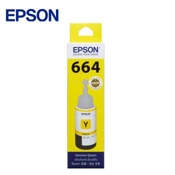 EPSON T664 系列 【黃色】原廠墨水-T664400