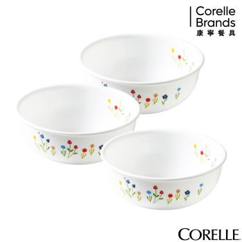 CORELLE康寧 春漾花朵3件式韓式湯碗組(C03)