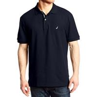 NAUTICA 2018男時尚舒適透氣深寶藍色短袖POLO