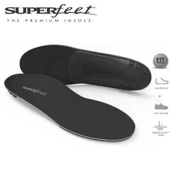 [ 美國SUPERfeet ] 健康慢跑登山健行多用途足弓DMP記憶鞋墊(黑色)