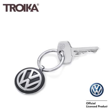 德國TROIKA福斯Volkswagen鑰匙圈VW鑰匙圈KR16-05/VW(VW聯名正品logo,附授權編號貼紙)吊飾