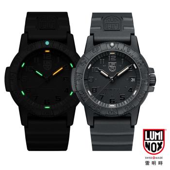 LUMINOX 雷明時SEA TURTLE 0320海龜系列腕錶-黑x黑時標/44mm A0321.BO