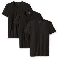 EMPORIO ARMANI 時尚舒適黑色V領內衣3件組(預購)