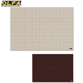日本OLFA雙面切割墊CM-A1大小即日本品番160B雙面裁切墊板桌墊(灰褐/咖啡色)界板墊Cutting Mat