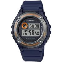 CASIO 競速電小子休閒數字錶(藍x灰)_W-216H-2B