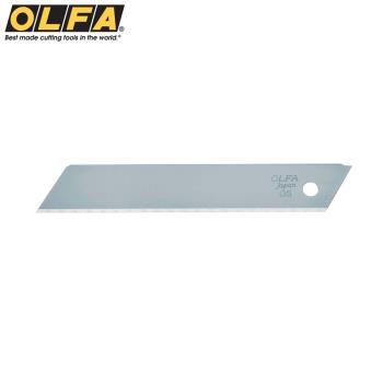 日本OLFA安全無折痕刀片LB-SOL-10( 合金工具鋼)大型美工刀刀片18mm 適用於於一般大型美工刀