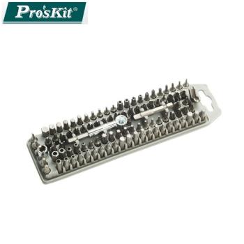 台灣製造ProsKit寶工可替換起子頭100支組SD-2310(96個不同特殊規格S2合金鋼材質起子頭及套筒)