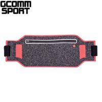 GCOMM SPORT 萊卡輕薄貼身防汗水音樂腰包 歡樂紅