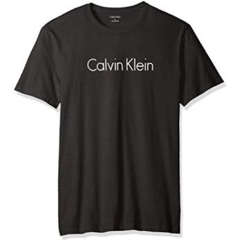 Calvin Klein 2018男時尚經典標誌黑色圓領短袖ㄒ恤