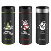 Driver旗艦真空保溫瓶-附茶網480ml(耶誕版)