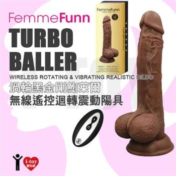 美國Femme Funn 無線遙控迴轉震動陽具Turbo Baller 2.0