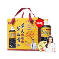 屏科大薄鹽醬油710毫升-6入(禮盒裝)