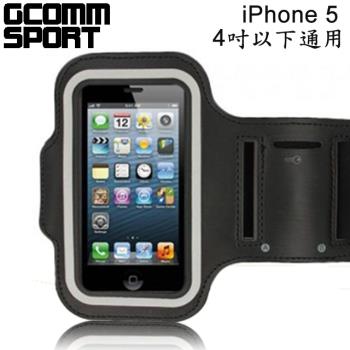 GCOMM SPORT iPhone5 4吋 以下通用 穿戴式運動臂帶腕帶保護套 黑色