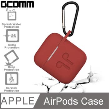 GCOMM Apple AirPods 藍芽耳機增厚保護套 熱情紅