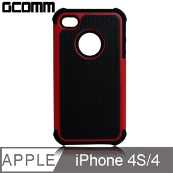 GCOMM iPhone4S/4 Full Protection 全方位超強防摔殼 熱情紅
