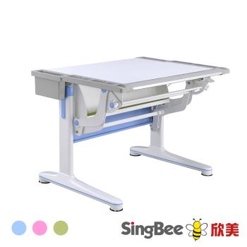 【SingBee 欣美】 多功能升降氣壓桌 (兒童書桌/學習桌椅/成長桌椅組/台灣製
