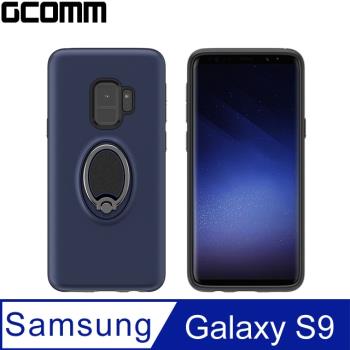 GCOMM Samsung Galaxy S9 磁吸金屬指環支架保護殼 藏青藍 MagRing