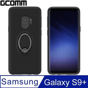 GCOMM Samsung Galaxy S9 Plus 磁吸金屬指環支架保護殼 經典黑 MagRing