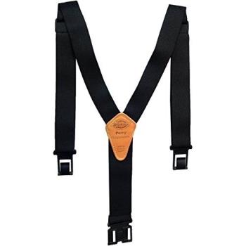 Dickies 2018男士時尚黑色Y型彈性織帶吊帶  