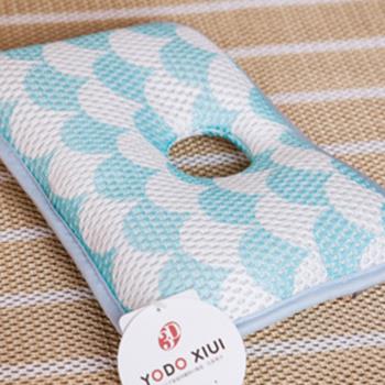 Colorland-日本YODO XIUI嬰兒枕頭定型枕3D透氣網眼兒童防扁頭枕