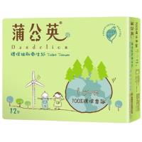 蒲公英 環保抽取式衛生紙(110抽x12包x6串)
