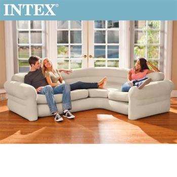 INTEX 超大充氣L型沙發椅(68575)
