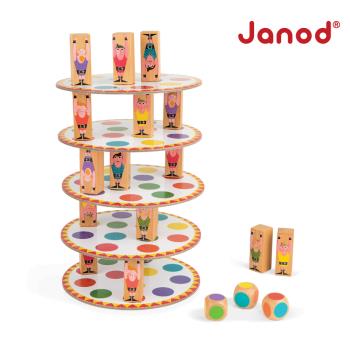 法國Janod 趣味桌遊-疊疊塔