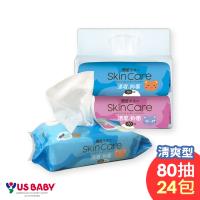 優生 清爽型濕紙巾/柔濕巾 (80抽24包)