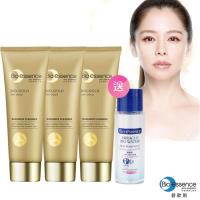 Bio essence碧歐斯 奢華金萃洗顏組 (BIO金萃喚膚潔面霜100GX3+高水感無油舒緩卸妝液30ml)