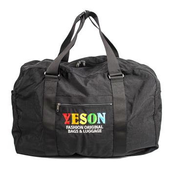YESON - 輕巧超容量收納摺疊旅行袋-MG-52924-黑
