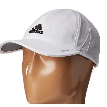 Adidas 2018男時尚Adizero輕盈休閒白色帽子