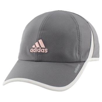 Adidas 2018女時尚Adizero輕盈灰色休閒帽子