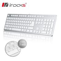 i-rocks IRK01 巧克力超薄鏡面鍵盤(銀)