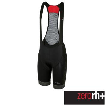 ZeroRH+ 義大利專業 Supremo AirX 男仕競賽級吊帶自行車褲(黑色) ECU0513_R90