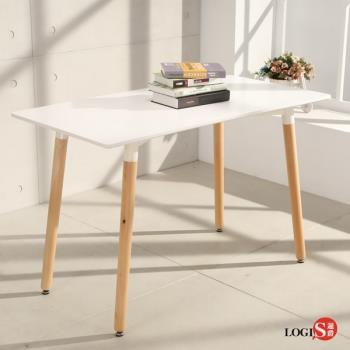LOGIS邏爵 自然簡約北歐寬60cm餐桌 長桌 工作桌 書桌 休閒桌 T12060W