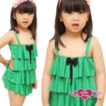 天使霓裳 蛋糕裙樣式 卡哇伊小童泳裝系列 (綠) QE201361