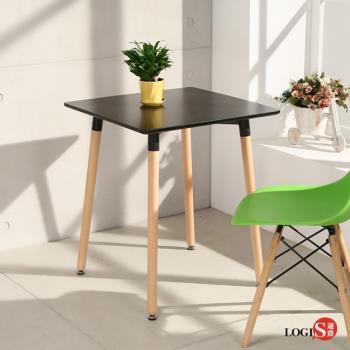 LOGIS邏爵 自然簡約北歐寬60cm方形桌 方桌 工作桌 書桌 休閒桌 T6060