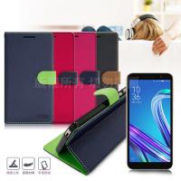 【台灣製造】FOCUS for ASUS ZenFone Live L1 ZA550KL 糖果繽紛支架側翻皮套