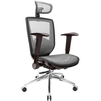 GXG 高背全網 電腦椅 鋁腳 摺疊扶手 TW-81Z6 LUA1