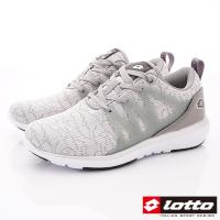 LOTTO樂得-潮流編織慢跑鞋-MR6938灰(女段)