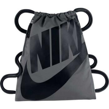 Nike 2018時尚大Logo標誌健身深灰色束口後背包