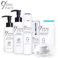 YONG FACE 雅菲思-涵氧賦活全系列六件組(卸妝凝膠+淨膚乳+新膚露+精華液+賦活乳霜+修護面膜)
