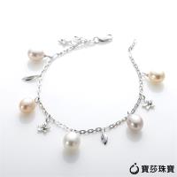 BaoSha【寳莎珠寶】DD 心葉珍珠14K項鏈